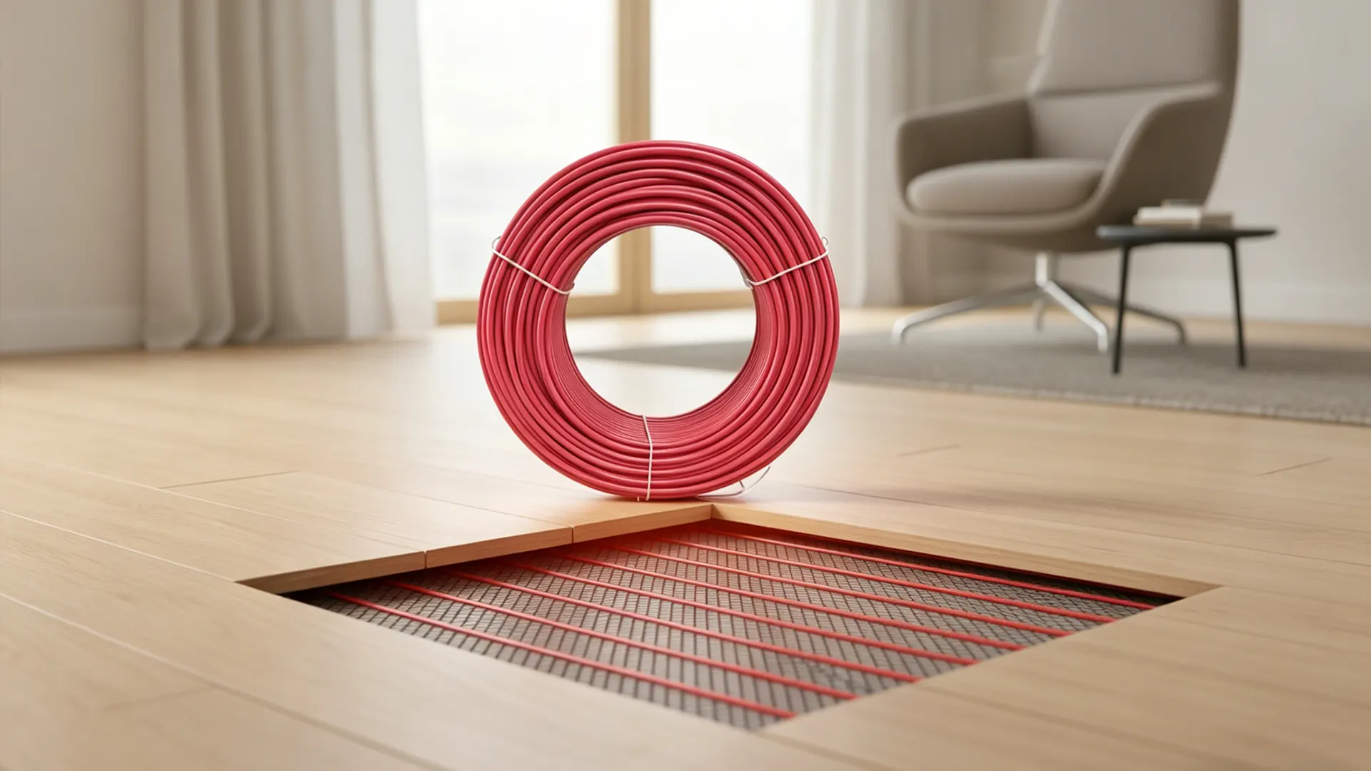 Double-conductor underfloor heating cable Parallel constant wattage heating cable UFP